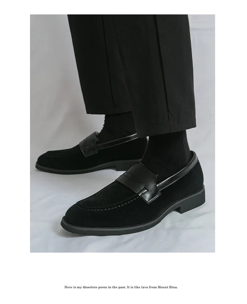 Men's Dress Shoes Classic Slip On Casual Business Loafers For Men High Quality Party Social Leather Shoes Man Formal Loafers