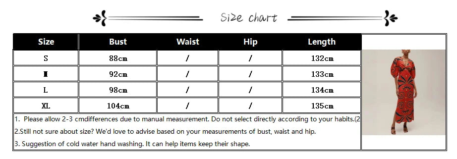 Women Linen Material Long Dresses Fashion Chic Print Sexy V-neck Hollow Out High Waist Party Dress Lady robes