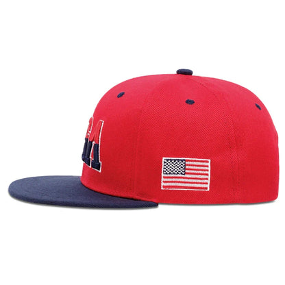 2024 New Fashion Fastball Cap Classic USA Embroidered American Flag Baseball Caps For Men Women Snapback Hat Unisex Hip Hop Hats
