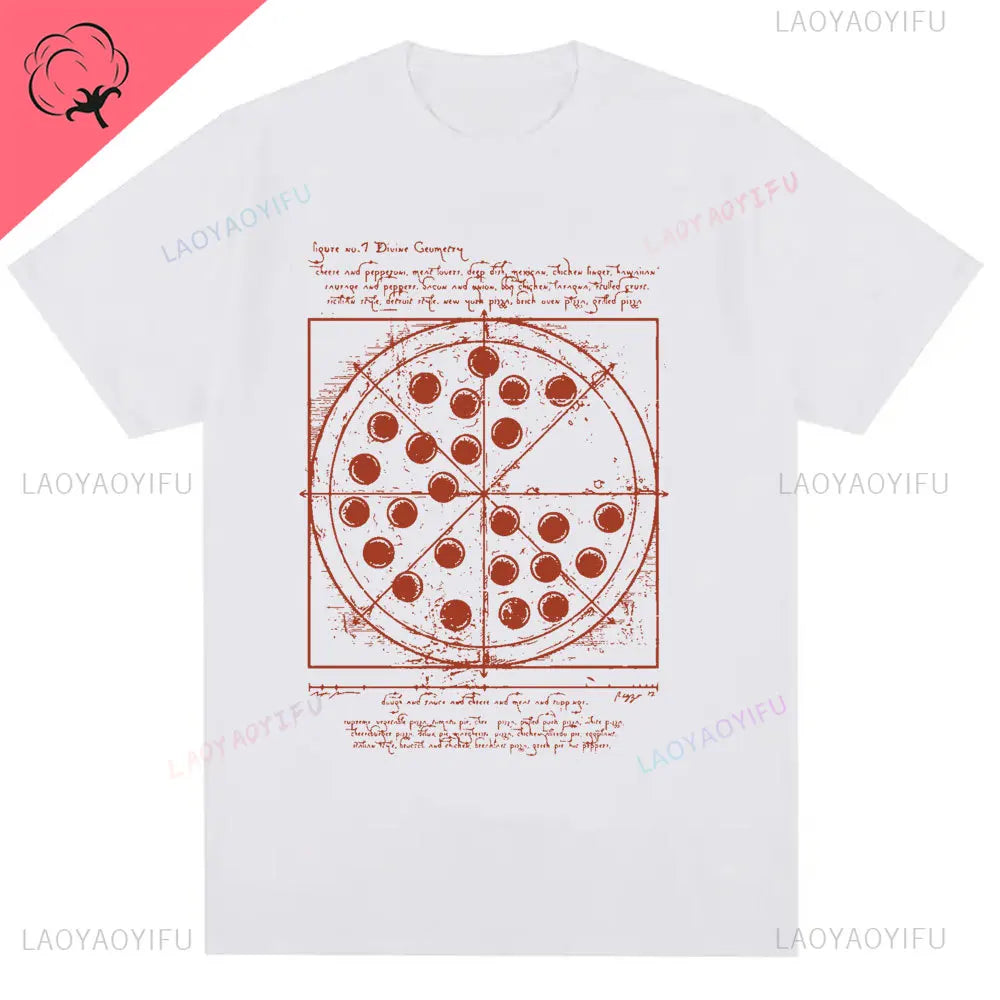 Tom Holland Same Style I Survived My Trip To NYC Classic T Shirt Vitruvian Pizza Tee Women Men Fashion Casual Oversized T-Shirt