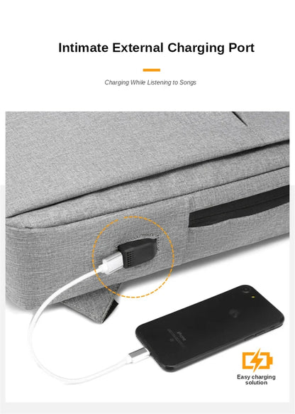 15.6 Inch Laptop Men Backpack Nylon Travel Male Laptop Backpack Usb Charging Computer School Backpacks Waterproof Bag for Men