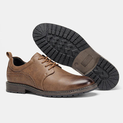 Men Casual Shoes Fashion Brand Comfortable 2025 Leather Shoes