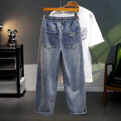 Calça Jeans Masculina Solta Reta 2026 Novo Estilo Casual Confortável Calça Jeans Masculina Moderna Moda Masculina