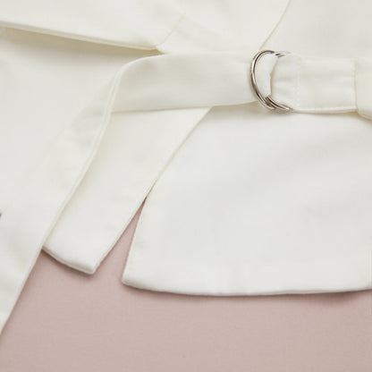2025 Women New Style Blouse Summer Hot Sell Women's Vest Fashion Sexy Hanging Neck Polyester Fiber Vest Buckle Ribbon Style