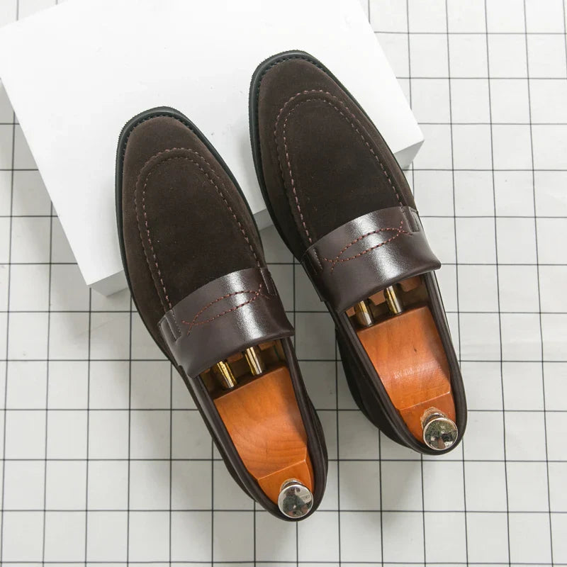 Men's Dress Shoes Classic Slip On Casual Business Loafers For Men High Quality Party Social Leather Shoes Man Formal Loafers