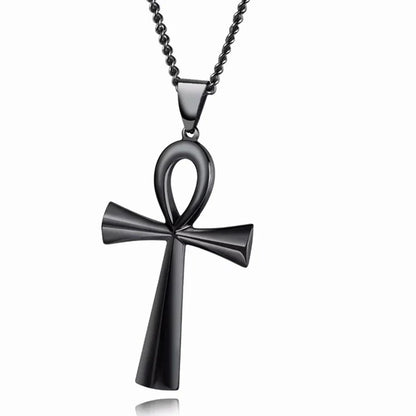 Amulet Pendant Egyptian Ankh Crucifix Necklaces Pendants  Symbol of Life Cross Necklaces Jewelry Wholesale
