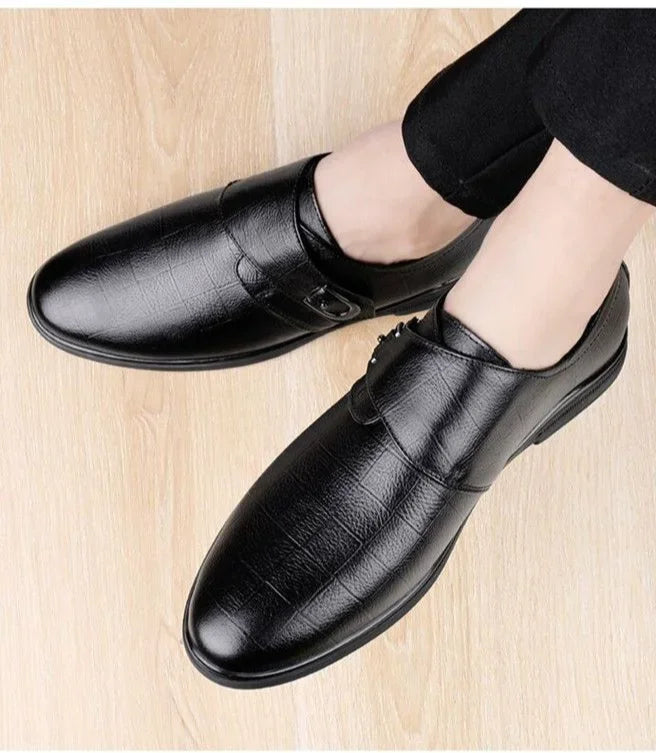 Round Toe High Quality Fashion Spring Autumn Men's Formal Shoes Luxury Designer Cheap Liquidation 2025 Style 39 Social Shoe Male