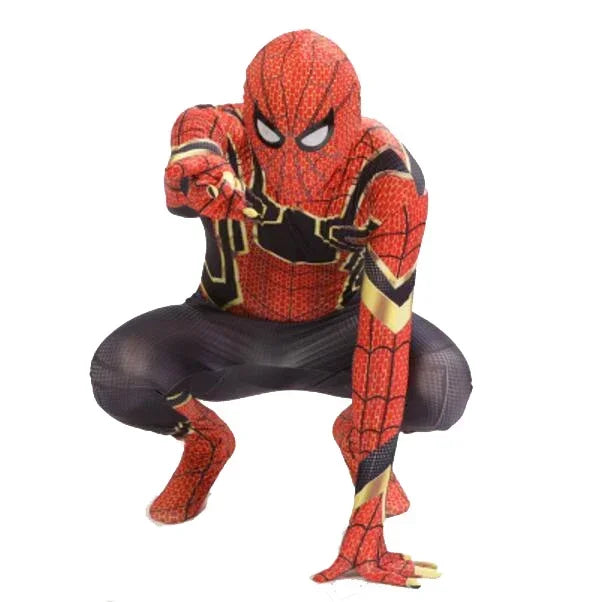 Spider Man Cosplay Costume Zentai Spiderman Costume Superhero Bodysuit Spandex Jumpsuit Suit for Child Kids Adult