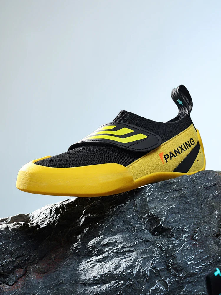 Rock Climbing Shoes Boys Girls Indoor Outdoor Breathable Mesh Beginner Children Rock Climbing Bouldering Training Sports Shoes