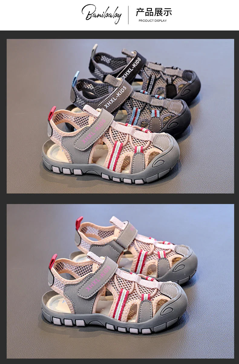 New Fashion Kids Sandals Boy Water Shoes Summer Waterproof Non-slip Walking Children Casual Sneaker Sports Sandals for Girls