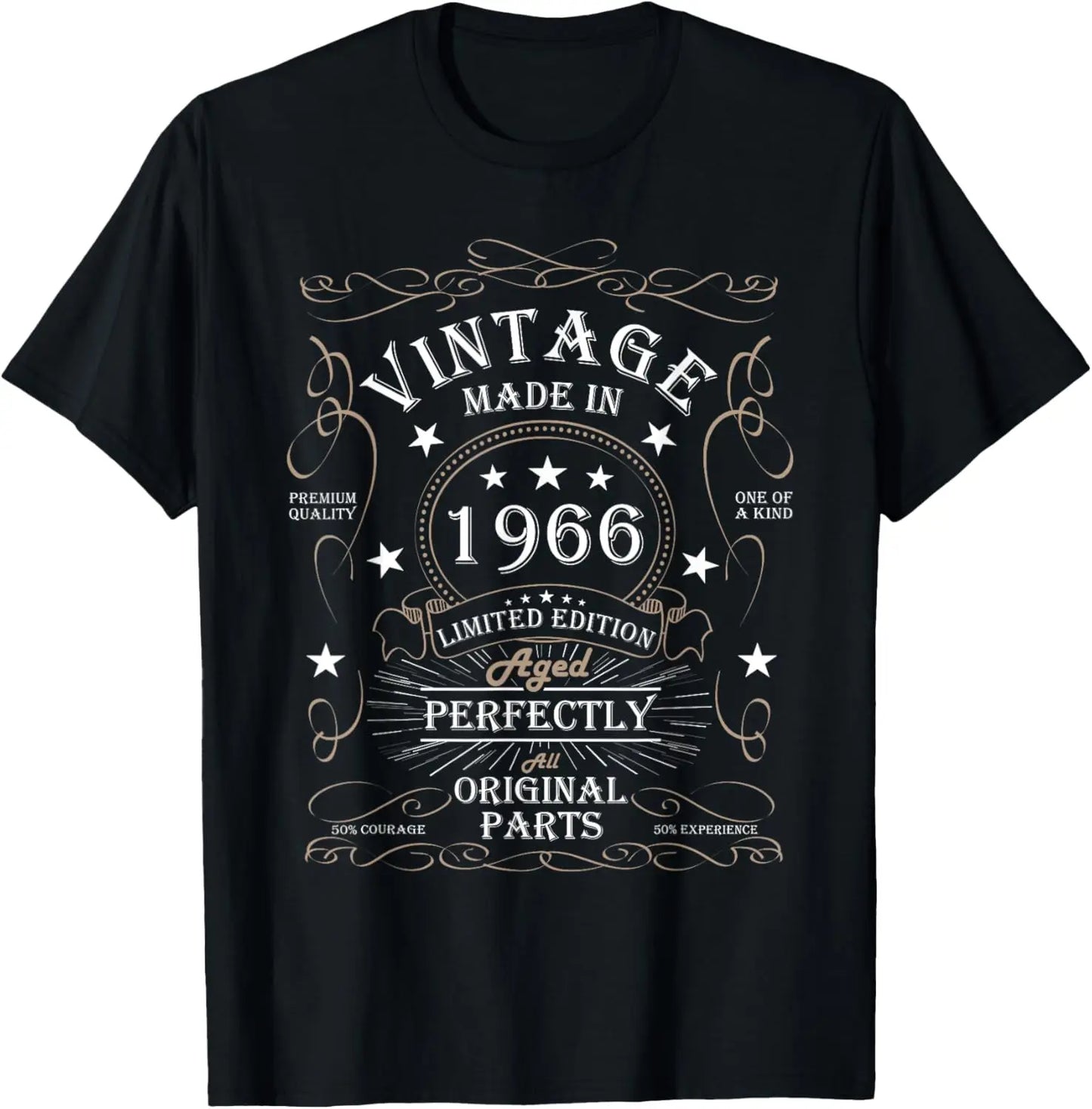 Vintage Legend Born in 1966 59th Birthday Tee 59 Years Old T-Shirt Custom Printed Graphic T Shirts Mens Clothing Ropa Hombre