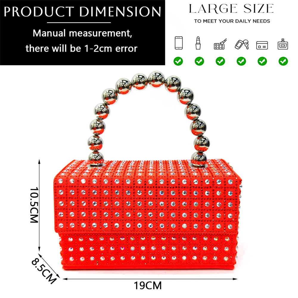 Nigerian Heel Party for Women Yellow Shoes and Bag Set Rhinestone Handbag Italian Design Wedding