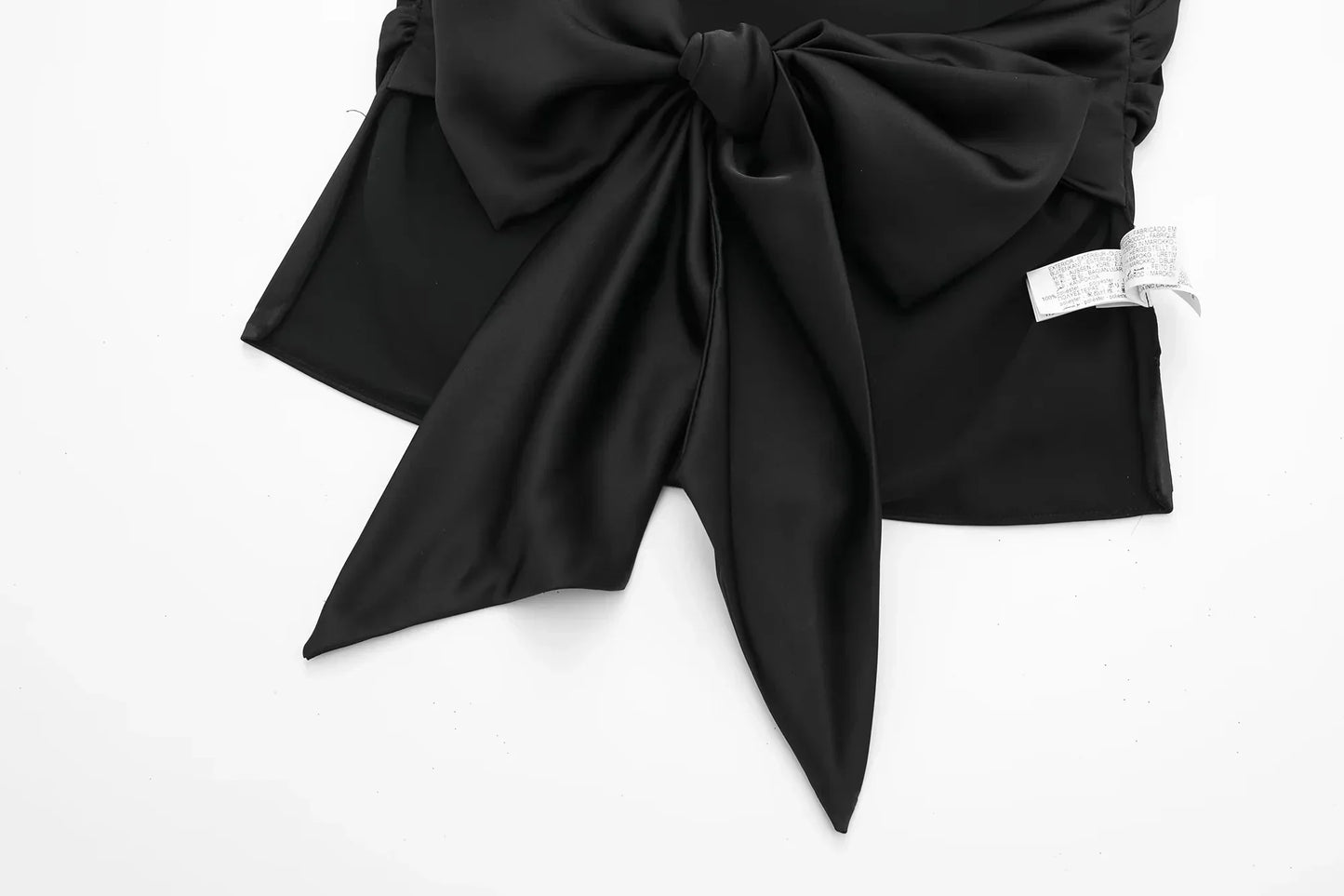 Women Summer Back Bow Solid Satin Backless Sling Crop Top Chic Female Sexy Clothing Streetwear Camis Mujer 2024 Fashion