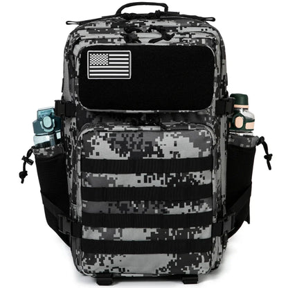 45L Tactical Backpack survival Bag Hunting MOLLE Backpack GYM For Men EDC Outdoor Hiking Rucksack Witch Bottle Holder