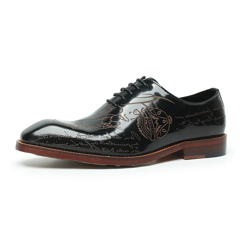 New Patent Leather Mens Formal Shoes Luxury Handmade Comfortable Genuine Leather Designer Green Blue Wedding Social Shoes Man
