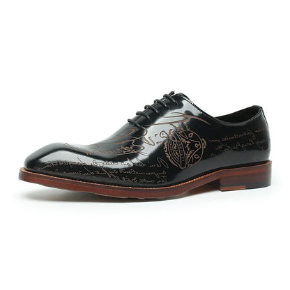 New Patent Leather Mens Formal Shoes Luxury Handmade Comfortable Genuine Leather Designer Green Blue Wedding Social Shoes Man