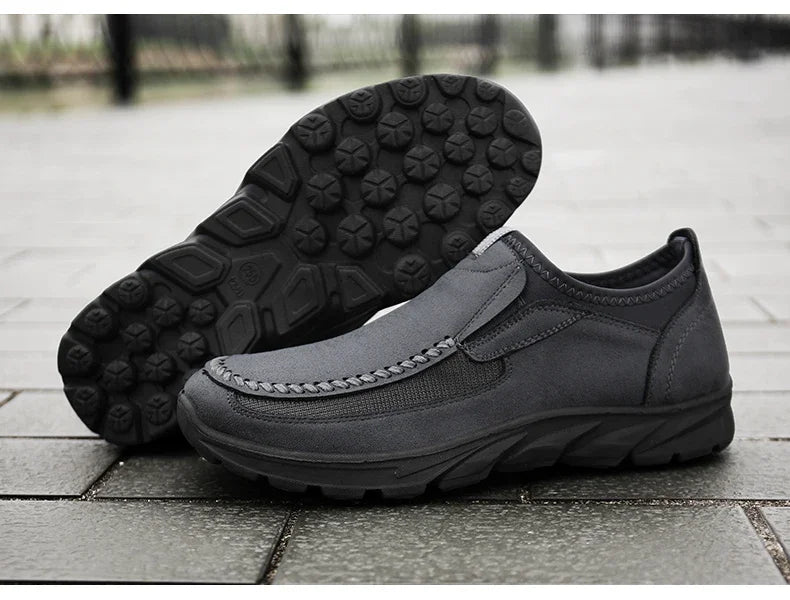 Sapatos Casuais Masculinos Respiráveis Mocassins Tênis Moda Confortável Plano Feito à Mão Retrô Lazer Mocassins Sapatos Masculinos