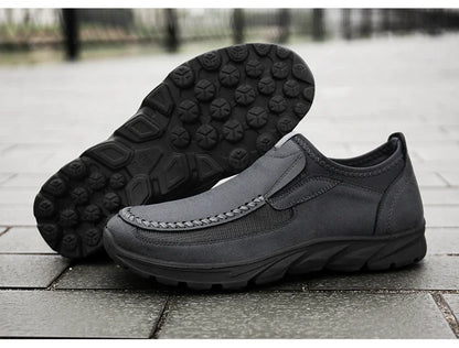 Sapatos Casuais Masculinos Respiráveis Mocassins Tênis Moda Confortável Plano Feito à Mão Retrô Lazer Mocassins Sapatos Masculinos