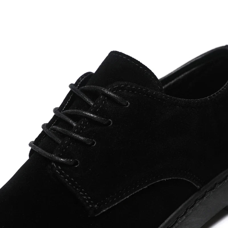 Luxury Brand Mens Casual Shoes Black Men Leather Shoes Fashion Lace Up Platform Work Shoes Wedding Formal Dress Oxfords Shoes