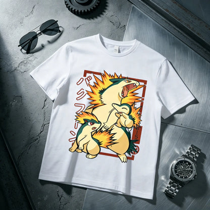 Y2k Oversized Graphic T-shirt Man Women Casual Short Sleeve Tee Top Parent-child Clothing Streetwear