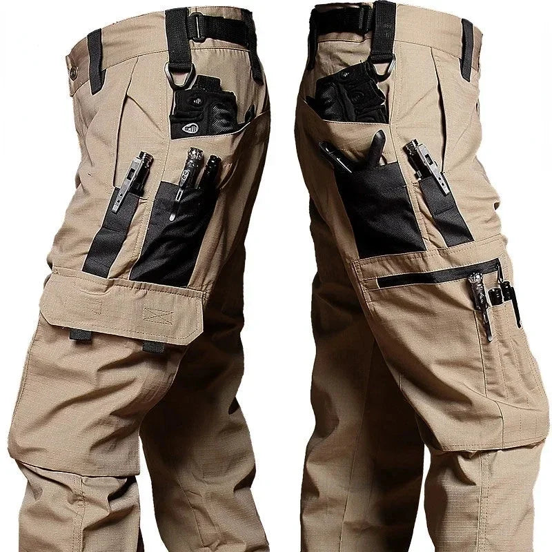 New Tactical Pants Quick Dry Multi-Pocket Cargo Pants Mens Casual Trousers Wear-Resistant Work Trainning Hiking Pant Loose