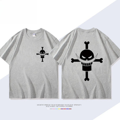 Printed Short Sleeve T-shirt Men's Women's Fashion Loose Cotton Top