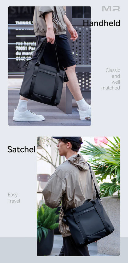 Multifunctional leather messenger bag men Black Crossbody Bag Large Capacity Stylish Men Shoulder Bag men