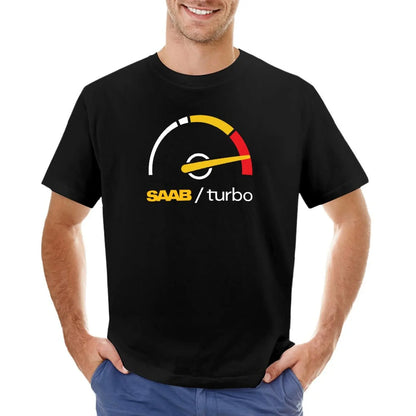 Saab Turbo Boost Gage T-Shirt Aesthetic clothing customs design your own men tshirt