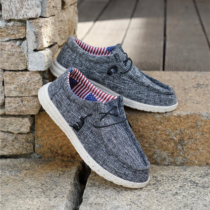 Plus Size Men's Solid Color Breathable Slip On Classic Loafer Shoes Comfy Casual Durable Lightweight Walking Shoes