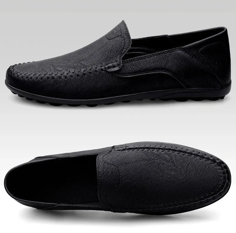 2025 shoes men's lazy one-pedal spot solid color men's shoes summer men shoes British cross-border large-size casual