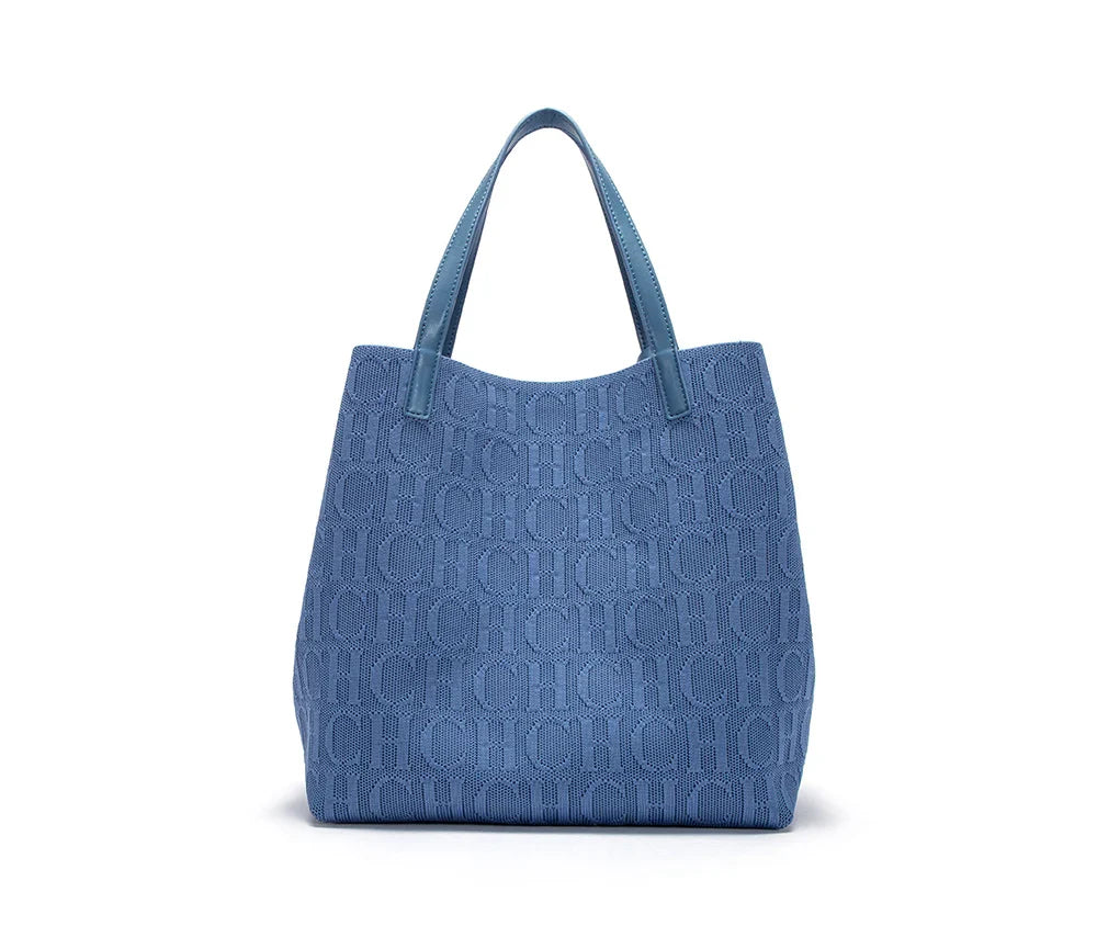 Fashionable Classic New Solid Color Outer Bag Women's Handbag Exquisite Handcrafted Weaving Large Capacity Handbag