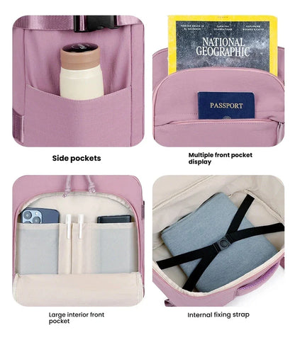 Women Men Hand Luggage Backpack Business College Laptop Travel Backpack Waterproof Carry on mochila viaje cabina avion 40x20x26