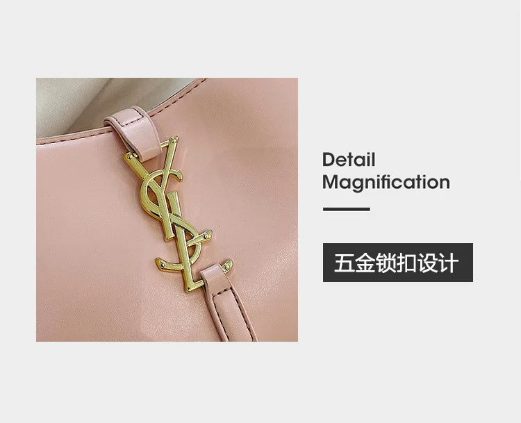 High-end small bag women's new Internet celebrity armpit bag versatile women's temperament baguette bag shoulder bag