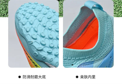 Mens Soccer Shoes TF/FG High Ankle Football Boots Kids Women Outdoor Sports Shoes Multicolor Training Match Athletic Sneakers