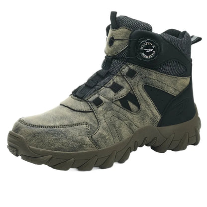 Work Safety Shoes Smash-proof and Puncture-proof Sports Safety Shoes Outdoor Mountaineering Wear-resistant Steel Boots