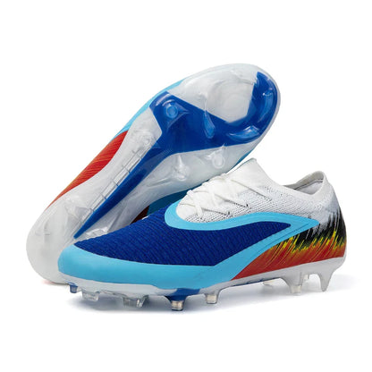 817 Mens Soccer Shoes Ultralight Turf Soccer Cleats for Youth Sneakers TF/FG Training Football Boots Chuteira Campo 35-45