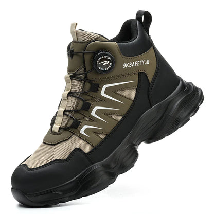 Steel Toe Kevlar-Midsole Safety Shoes Men Anti-Puncture Anti-Smash Non Slip Industrial Work Boots Protection Tactical Boots