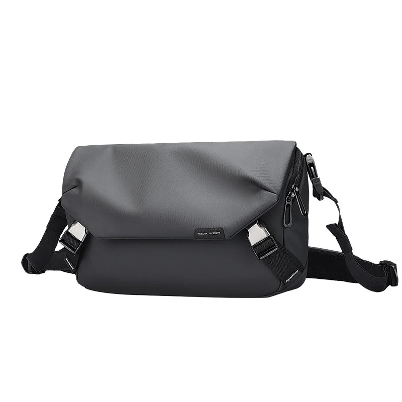 Leather Waterproof Multifunction Messenger Bag Large Capacity Sling Shoulder Bags mens crossbody bag