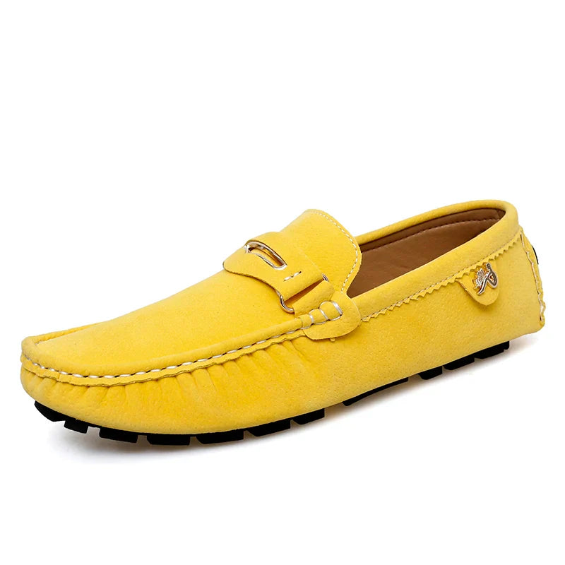 48 Extra Large Size Frosted Couple Style Halloween Gift 2025 Autumn New Beanie Shoes British Style Slip-On Lazy Men's Shoes Driving Lightweight Non-Slip Casual Leather Shoes