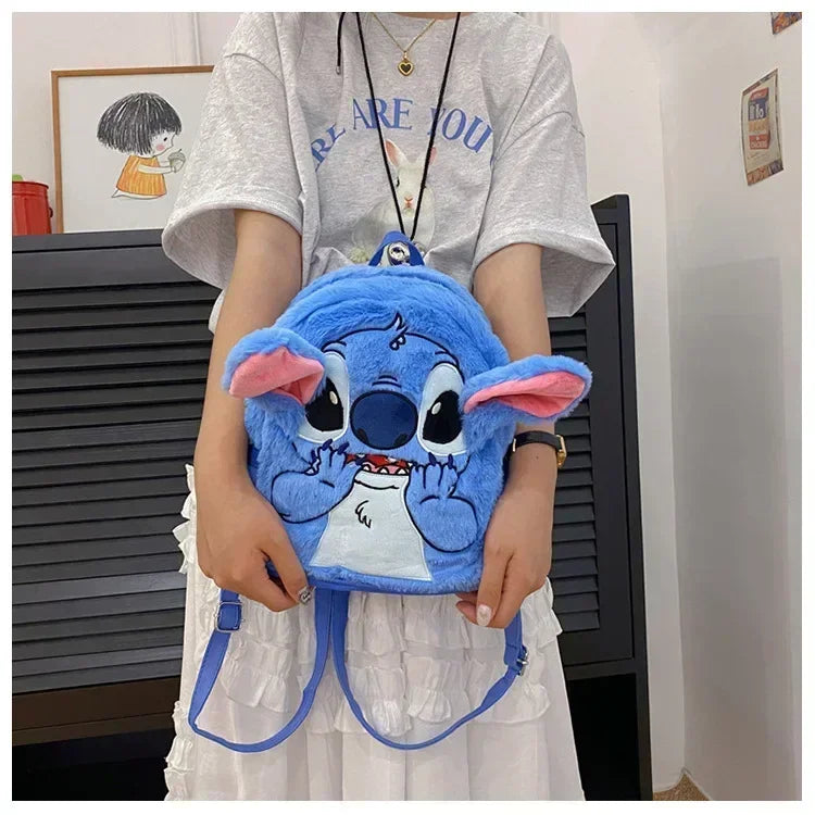 high-quality sewn plush backpack cartoon fashion 3D mini women's backpack large capacity cute children's school bag
