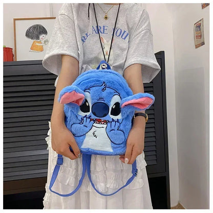 high-quality sewn plush backpack cartoon fashion 3D mini women's backpack large capacity cute children's school bag