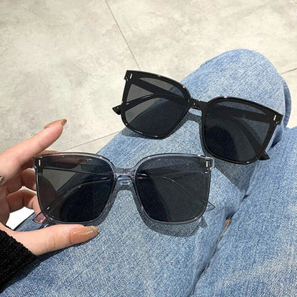 Vintage Square Sunglasses Women Oversized Sunglass Men Retro Black Sun Glasses Shades Goggle UV400  Oculos De Sol