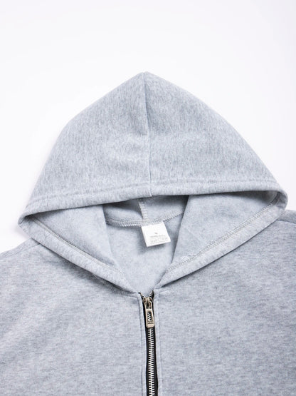 Men's Half Zipper Hoodie Pants Set Autumn Winter Solid Color Sweatshirt Pants Suit Fashion Casual Sports Set S-2XL Tracksuit