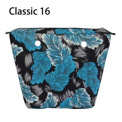 Composite Twill Cloth Waterproof Inner Lining Insert Zipper Pocket for Classic Mini Obag Senior Inner Pocket for O Bag