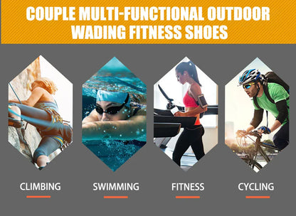Men Women Barefoot Outdoor Aqua Shoes Couple Quick-drying Wading Beach Swimming Fitness Cycling Sports Water Sneakers