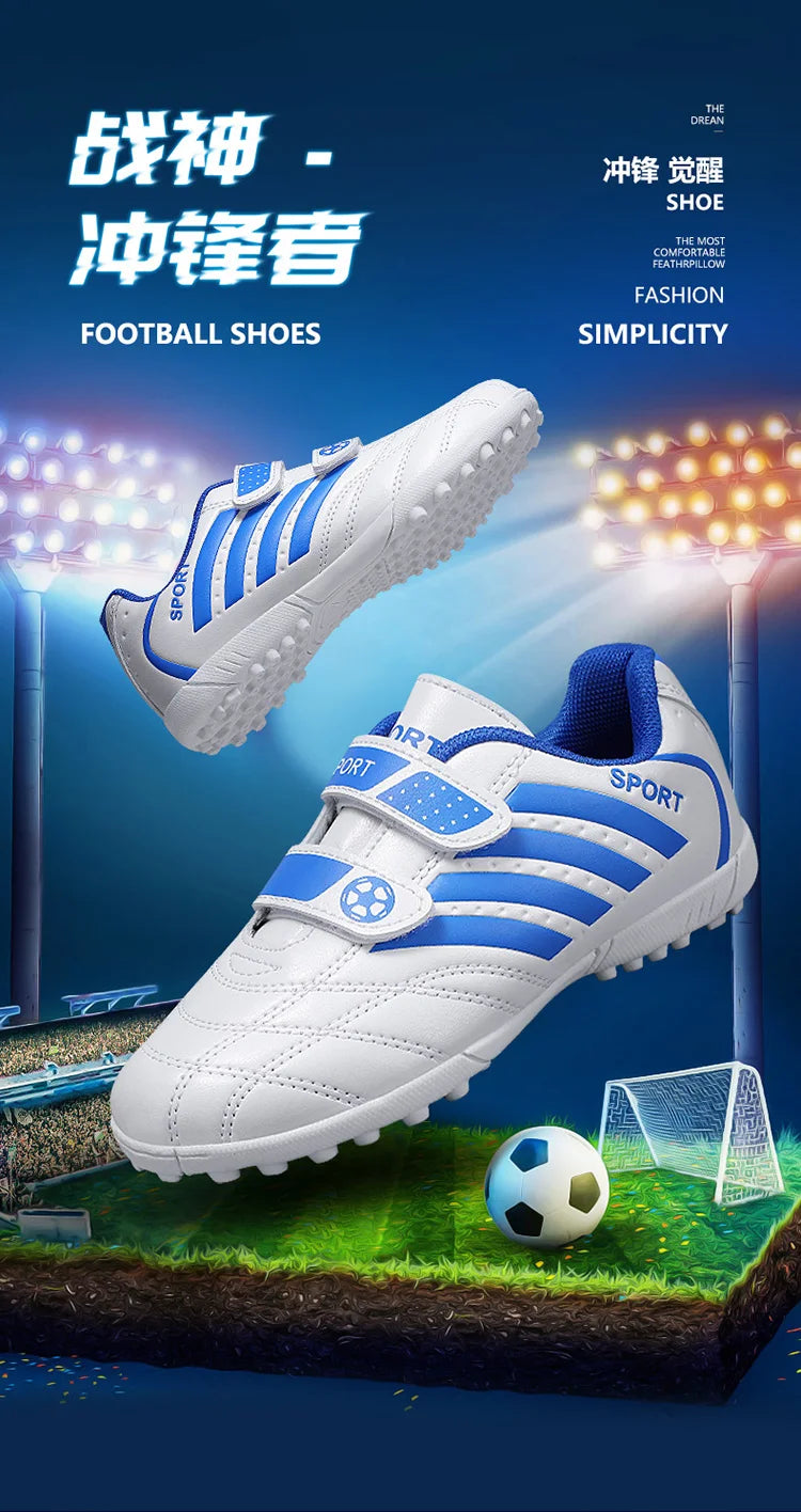 Hot Sale Children Soccer Shoes Cheap Football Cleats Training Football Boots Kids Boy Futsal Turf Sneakers zapatos de fútbol