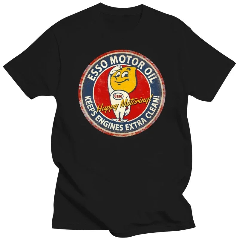 Esso Logo Retro Gas Oil T-Shirt