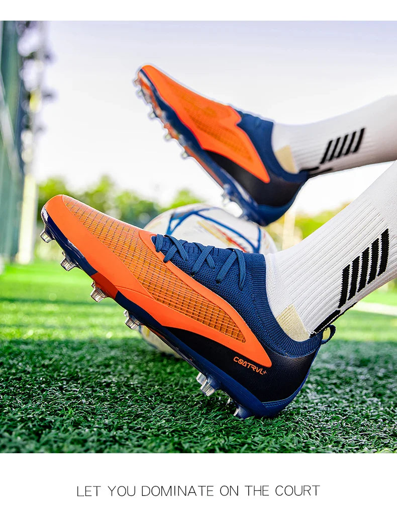 New 2026 Men Soccer Shoes Kids Cleats Grass Adult Professional Football Boots Ultralight Non-Slip Boys Training Soccer Boot
