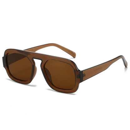 Retro Square Sunglasses Women Fashion Brand Design Gradient Shades UV400 Men Punk Sun Glasses
