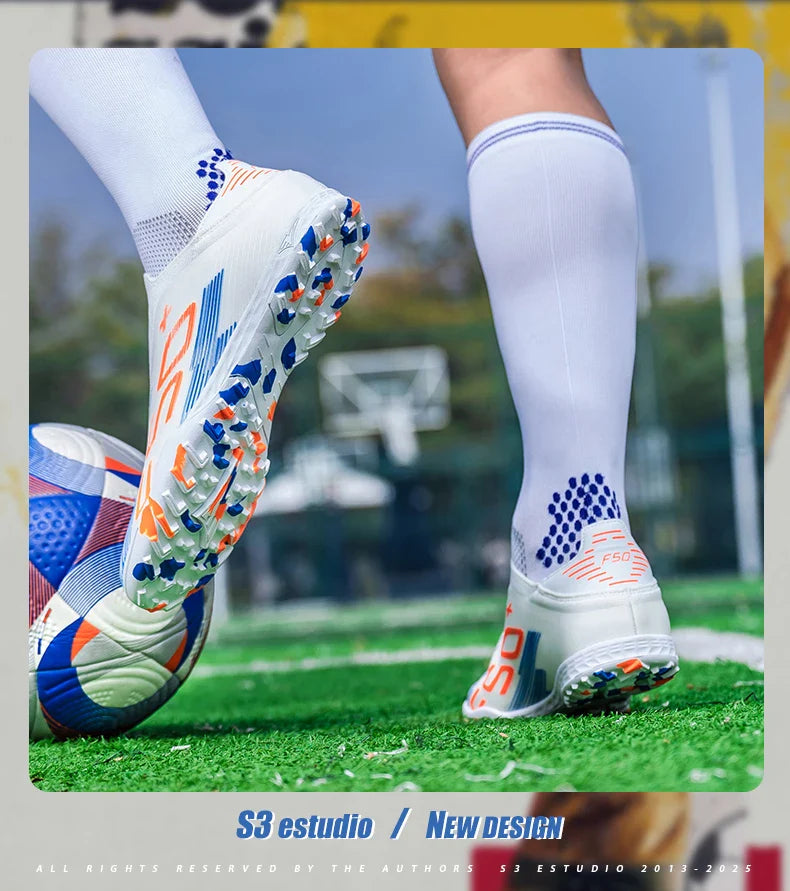 Size 35-45 Men FG/TF Football Boots Futsal Professional Unisex Boys Soccer Shoes Football Shoes Sneakers